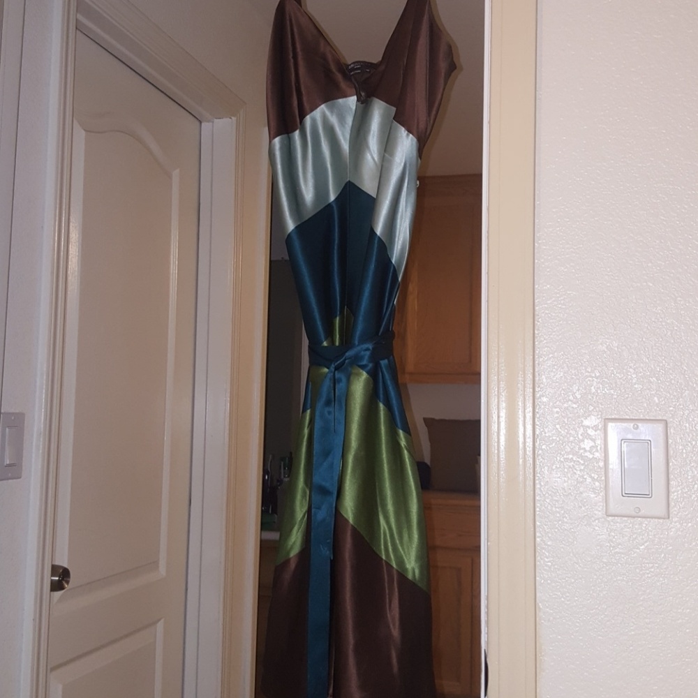 Bcbgmazaria  cami dress beautifully colored never